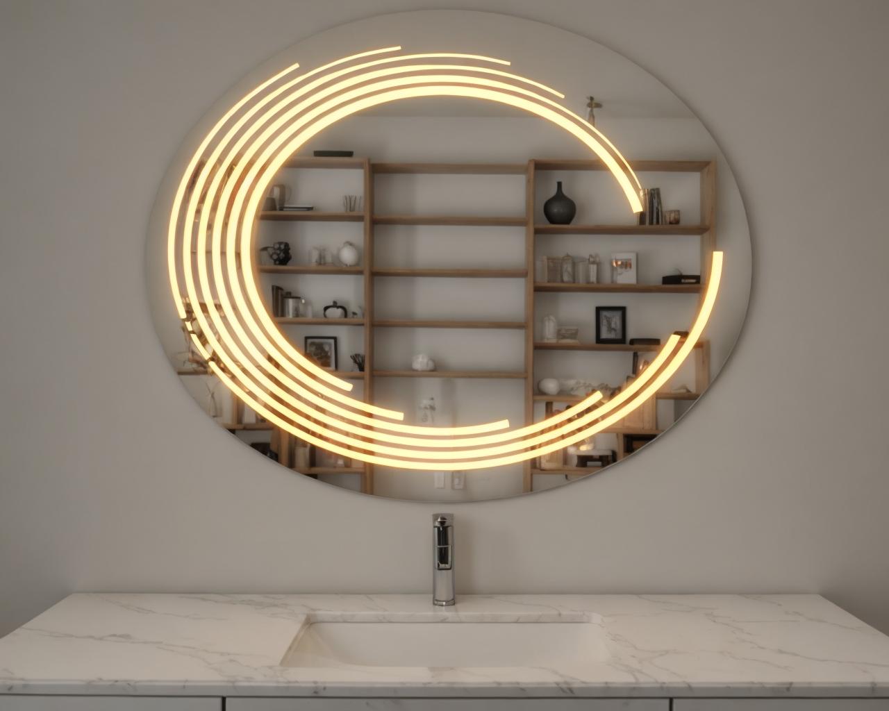 LED ogledala različitih oblika za svaki prostor