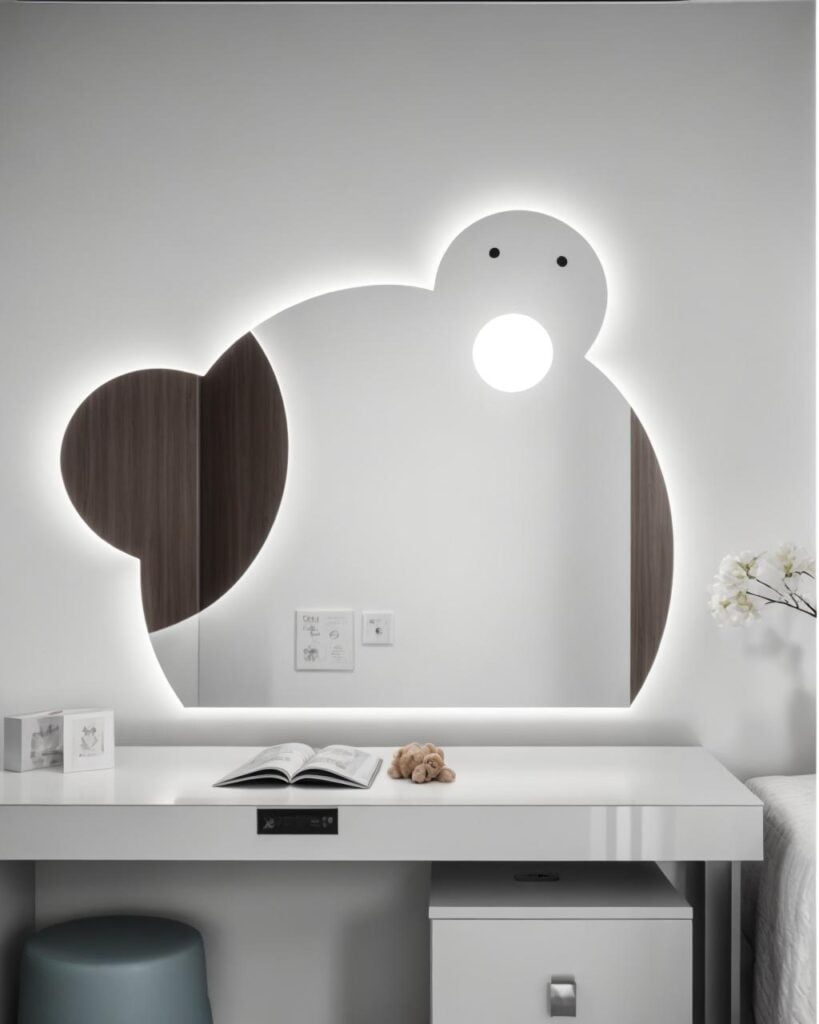 LED mirrors for children
